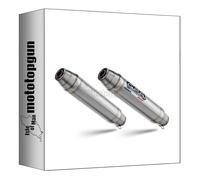 tubo de escape gpr homologado doble silencioso acero deeptone, db-killer incluido, bl.4.re.1.de compatible con buell xb 9 2003 2004 2005 2006 2007 mototopgun
