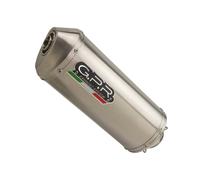 Tubo de Escape GPR Satinox Aprobado Acero inoxidable Benelli Trk 502 X 2021 2024