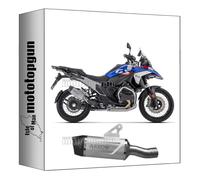 tubo de escape homologado arrow indy-race de aluminio con fondo de carby compatible con bmw r1300 r-1300 gs 2024 mototopgun 72651ak