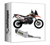 tubo de escape homologado arrow race-tech de aluminio con fondo de carby compatible con ktm 890 adventure 2021 2022 2023 mototopgun 71904ak