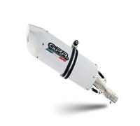 Tubo de escape homologado GPR Albus Evo4 Blanco brillo Honda CB500 HORNET 2024