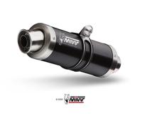 Tubo de Escape Inoxidable Negro MIVV Gp Suzuki Gladius 2009-2015