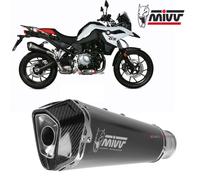 Tubo De Escape Silenciador MIVV Delta race Black Negro BMW F 850 GS 2018 > 2023