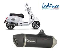Tubo de Escape Leovince BLACK Aprob VESPA GTS 300 HPE/SUPER/SEI GG 2019 2020