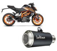 SILENCIADOR DE ESCAPE LEOVINCE LV-10 BLACK EDITION PARA KTM DUKE 125 21-23 INOX-