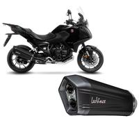 15307B - Silenciador Escape LeoVince LV-12 Inox negro HONDA NT 1100 (22-23)