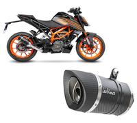 Tubo De Escape Leovince LV PRO CARBON FIBER para KTM DUKE 125 2021 > 2023