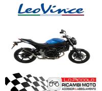 Tubo de Escape LeoVince Negro Suzuki Sv 650 / ABS 2020 Homologado