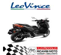 Tubo de Escape LeoVince Negro Yamaha X-Max 300/ Hierro Max 2017-2020