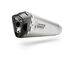 Tubo de escape MIVV compatible con Yamaha MT 07/FZ 07 Delta Race inoxidable sistema completo estándar