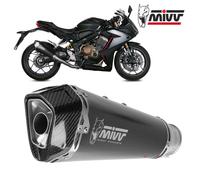 H.072.LDRB - Escape Completo MIVV DELTA RACE Black HONDA CB/R 650 R (19-)