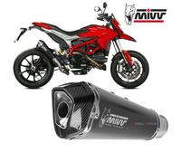 Tubo De Escape MIVV Delta Race Inox Negro DUCATI HYPERMOTARD 939 2016 > 2018