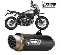Tubo De Escape MIVV GP PRO Black Inox Negro DUCATI SCRAMBLER 800 2015 > 2020
