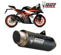 Tubo De Escape MIVV GP PRO Black Inox Negro kat KTM RC 390 2017 > 2020