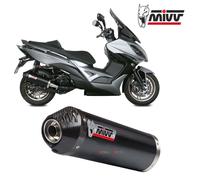 Tubo De Escape MIVV Oval Black Inox Negro Carby KYMCO XCITING 400I 2013 > 2020