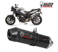 Mivv Bmw F 800 R / GT 2011 11 Escape Moto Silenciador Slip-On Oval Carbonio Cap
