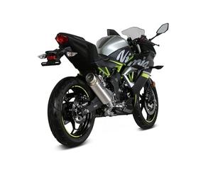 Tubo de escape Mivv SLIP-ON GPpro Titan estándar compatible con Kawasaki Ninja 125 2019 > 2021 Euro4 > Euro5