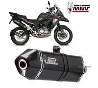 Tubo De Escape MIVV Speed Edge Inox Negro kat BENELLI TRK 502 X 2018 > 2023