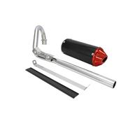 Tubo de Escape Moto Silenciador Kit de montaje de silenciador de escape para Honda CRF50 XR50 SSR SDG 70 90 110 125 cc(Red)