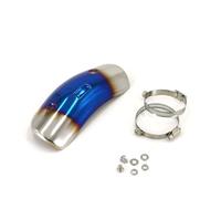 Tubo de Escape moto Tubo Escape Protector de tubo de escape de motocicleta, silenciador, protector térmico, tapa de escape para motocicleta(E-Yo sticker)