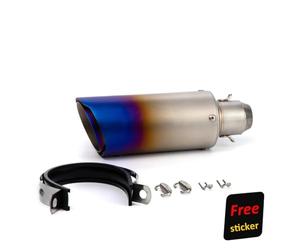 Tubo De Escape Motocicleta Compatible Con CBR650R Silenciador De Tubo Para Escape Modificado Para Motocicleta Silenciador De Tubo Para Escape Deslizante Para Motocicleta Con Pegatina