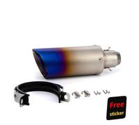 Tubo De Escape Motocicleta Compatible Con Suzuki Para GSXR600 Silenciador De Motocicleta Tubo Para Escape Con Pegatina Silenciador Deslizante Para Motocicleta Tubo Para Escape