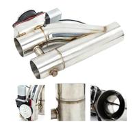 Tubo De Escape para Coche para 2 "2,25" 2,5 "3,0 Pulgadas Doble Válvula De Escape Eléctrica Válvula Corte Silenciador Tubo Escape Kit con Control Remoto Inalámbrico Tubo De Cola De Coche(2.25INCH)
