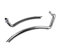 Tubo de escape Para Drag Star Para V-star 650 Para XVS650 DS650 Para XVS400 650A Para DRAGSTAR 400 Tubo Silenciador De Completo De Escape De Motocicleta(Chrome)