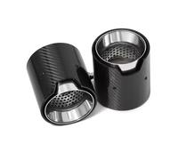 Tubo de Escape Para F20 F21 M135i M140i F30 M335i M340i F32 F33 F36 M435i M440i Silenciador De Fibra Carbono Punta Tubo de escape del coche(Plata)