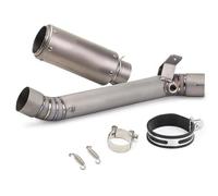 Tubo de Escape para Motocicleta con silenciador, Codo Central, Tipo Slip-on, para ZX10r ZX-10R 2011-2020, silenciador Trasero de aleación de Titanio (A3)
