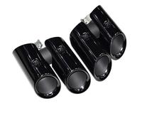 Tubo De Escape Para Porsche Para Macan 2.0T 2014-2024 Cabezal De Escape Con Punta De Boquilla De Silenciador Negro Cuádruple Modelo GTS Mejorado(14-17 Black B)