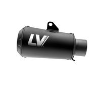 Tubo de Escape para Silenciadores Slip-On LV-10 Full Black Kawasaki Z900 Leovinc