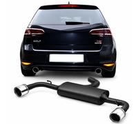 Tubo de Escape para VW Golf 7 2x 90mm Gti Difusor Duplex Ulter Izquierda Derecha