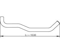 Tubo de escape posterior 47692 DINEX