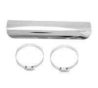 Tubo de escape profesional ,protector térmico cromado para motocicleta ,50 70 mm