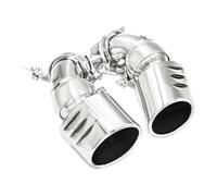 Tubo de Escape Punta De Escape Acero Inoxidable Silenciador Único Para Benz W211 E300 E280 E260 2002 2003 2004 2005 2006 2007 Cola de Tubo de Escape