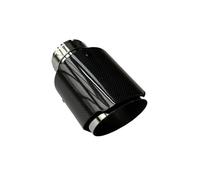 Tubo De Escape Punta Silenciador 1 Pieza De Tubo De Escape Trasero Coche Boquillas Universales De Acero Inoxidable Para Silenciador De Fibra De Carbono Brillante