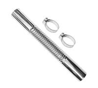 Tubo de Escape Recto - 15 Cm Manguera De Acero Inoxidable - Tubo de Escape de Calefacción Auxiliar - Para Automoción Camiones Mantenimiento Exterior Vehículo Reparación De Coches