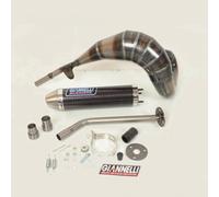 Tubo de escape silenciador de carbono Giannelli para moto Beta 50 RR Enduro 2012