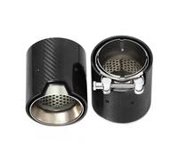 Tubo de Escape Silenciador De Tubo De Escape Fibra Carbono Para Serie 3 G20 G21 320d 320i 330i 2020 2021 2022 2023 2024 Tubo de escape del coche(Frosted 2 Pcs)