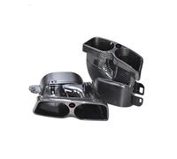 Tubo de Escape Silenciador Fibra Carbono Tubo Escape Inoxidable Cubierta Embellecedora Para Benz W205 W212 W213 W218 W222 CLS CES Class Tubo de escape del coche(Estilo a)