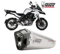 E.003.LDRX - Silenciador Escape Mivv DELTA RACE Inox BENELLI TRK 502 (17>)