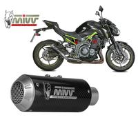 Tubo De Escape Silenciador kat MIVV MK3 Carbono para KAWASAKI Z 900 2017 > 2019