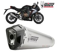 Tubo De Escape Silenciador MIVV Delta Race Inox para HONDA CBR 650 R 2019 > 2023