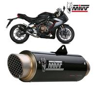 MIVV Sistema de escape Gp Pro con EG-BE Carbono/titanio/Black Steel