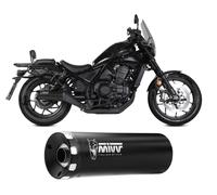 Tubo De Escape Silenciador MIVV HR-1 Inox Negro HONDA CMX 1100 REBEL 2022 2024