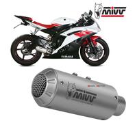 Tubo De Escape Silenciador MIVV MK3 Inox kat para YAMAHA YZF 600 R6 2006 > 2016