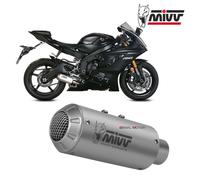 Tubo De Escape Silenciador MIVV MK3 Inox kat para YAMAHA YZF 600 R6 2017 > 2023