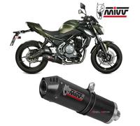 Tubo De Escape Silenciador MIVV Oval Carbono Carby KAWASAKI Z 650 2017 > 2023