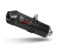 Tubo De Escape Silenciador MIVV Oval Carbono para Suzuki Gsx 650 F 2008 > 2015